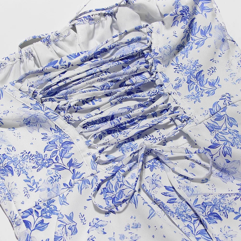 The Tiphelia™ Floral Midriff Waist Shaper Dress