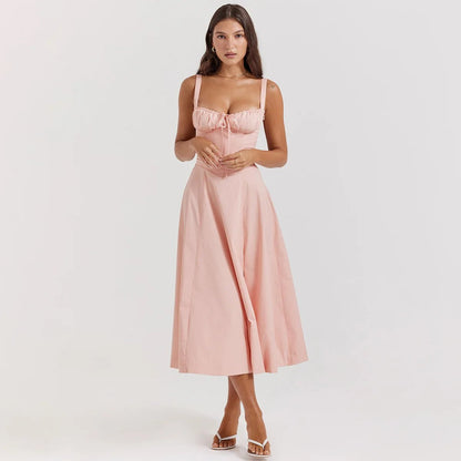 The Tiphelia™ Floral Midriff Waist Shaper Dress