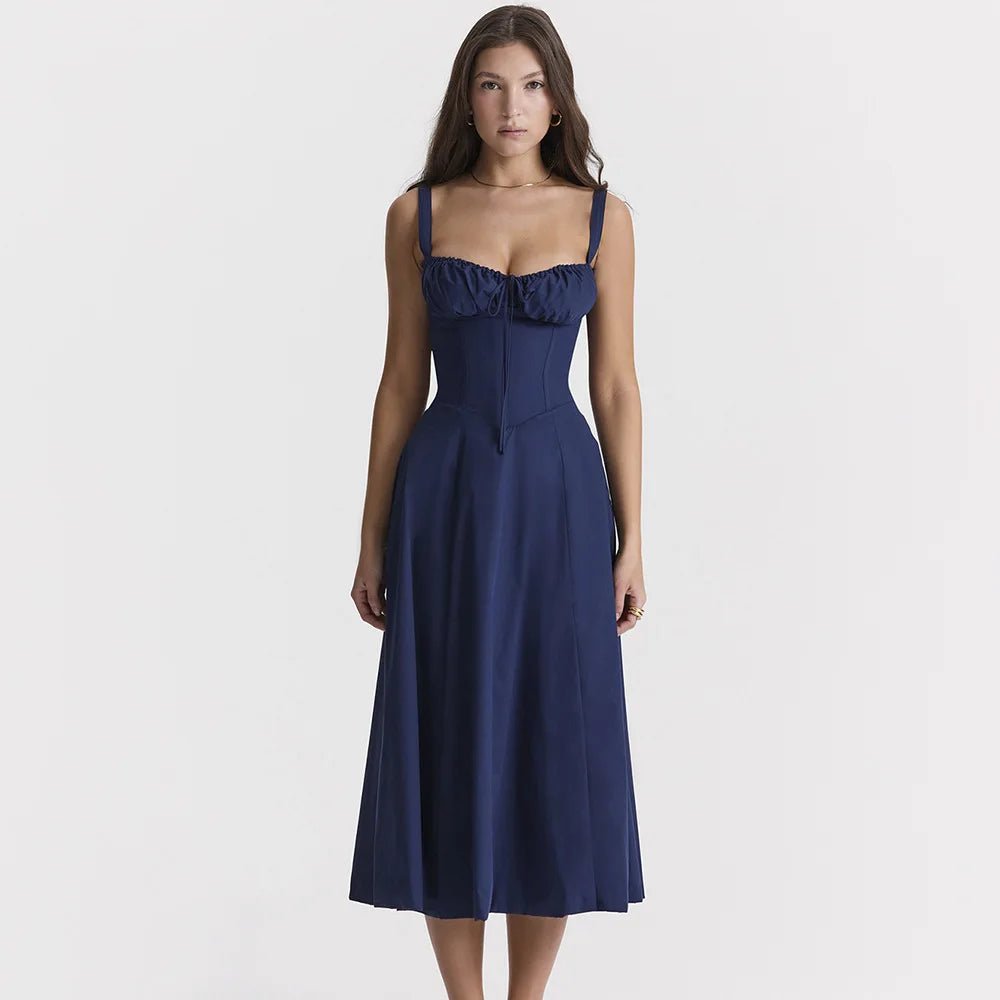 The Tiphelia™ Floral Midriff Waist Shaper Dress